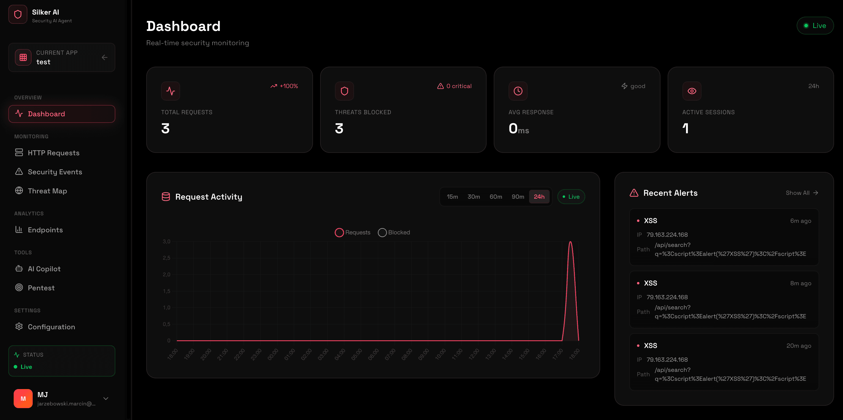 Silker AI Dashboard